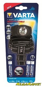 17731101421 ˳ Varta Indestructible Head Light LED 1W 3AAA