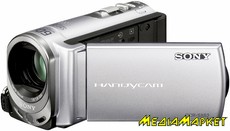 DCR-SX63E ³ SONY Handycam DCR-SX63 Silver 0.8Mpx, 60x zoom, LCD-2.7", 16Gb int, Memory Stick Duo, NP-FV30, 190g