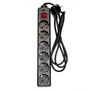 Фільтр мережевий Patron SP-62 6 РОЗЕТОК 1.8 м BLACK