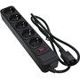 Фільтр мережевий Patron SP-1053U для ББЖ (UPS) 5 РОЗЕТОК BLACK 1 м, 3*1мм2