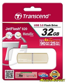 TS32GJF820G  -`i Transcend JetFlash 820 32GB USB 3.0