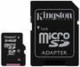Карта MicroSDXC Kingston SDCX10/64GB 64GB + SD адаптер