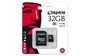 SDC10G2/32GB  MicroSDHC Kingston SDC10G2/32GB 32GB C10 UHS-I R45/W10MB/s + SD 