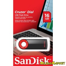 SDCZ57-016G-B35  -`i SanDisk Cruzer Dial 16GB USB