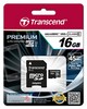 Карта MicroSDHC Transcend Premium 16GB Class 10 UHS-1