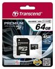  MicroSDXC Transcend Premium 64GB Class 10 UHS-1