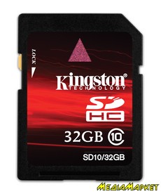 SD10/32GB  SDHC Kingston 32GB class 10