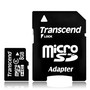 Карта MicroSDHC Transcend 8GB ( Class 6) +SD адаптер