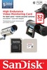 Карта MicroSDHC SanDisk SDSDQQ-032G-G46A 32GB C10 W20MB/s High Endurance Video Monitoring + SD адаптер