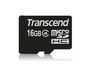  MicroSDHC Transcend TS16GUSDHC4 16GB (Class 4) + SD 