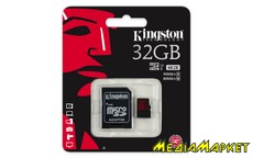 SDCA3/32GB  MicroSDHC Kingston SDCA3/32GB 32GB Class 10 UHS| U3 + SD adapter