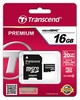  MicroSDHC Transcend TS16GUSDHC10 16GB (Class 10) + SD 