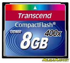 TS8GCF400  Compact Flash Transcend TS8GCF400 CF 8GB(400X)