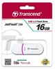 Модуль флеш-пам`ятi Transcend JetFlash 330 16GB USB 2.0, White/Lavender