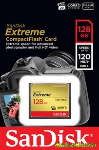 SDCFXSB-128G-G46  Compact Flash SanDisk Extreme 128GB R120/W85MB/s