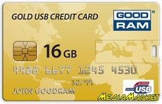 PD16GH2GRCCPR9  -`i GoodRam PD16GH2GRCCPR9 16GB Gold Credit Card