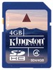  SDHC Kingston 4GB class 4