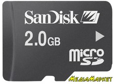 SDSDQ-002G-E11M  MicroSD SanDisk 2 Gb (card only)