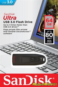 SDCZ48-064G-U46  -`i SanDisk Ultra 64GB USB 3.0