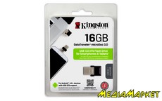 DTDUO3/16GB  -`i Kingston DTDUO3/16GB DT MicroDuo USB 3.0/microUSB 16GB