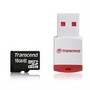 Карта MicroSDHC Transcend TS16GUSDHC10-P3 16GB (Class 10) + ридер