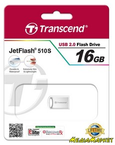 TS16GJF510S  -`i Transcend TS16GJF510S JetFlash 510 16GB Silver