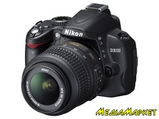 VBA250K001   Nikon D3000 kit AF-S DX 18-55 f/ 3.5-5.6 VR