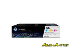 CF341A  HP 126A CYM LJ CP1025/CP1025nw/M175a/ M175nw (CE311A,CE312A,CE313A) Tri-Pack