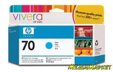 C9452A  HP C9452A  70 Cyan Ink Cartridge with Vivera Ink, 130 ml