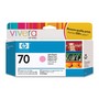  HP C9455A 70 Light Magenta Ink Cartridge with Vivera Ink, 130 ml