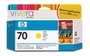  HP C9454A 70 Yellow Ink Cartridge with Vivera Ink, 130 ml