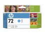  HP C9371A 72 Cyan Ink Cartridge, 130ml