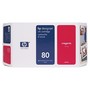  HP C4874A No 80 Magenta Ink Cartridge,175ml,WW Smart ink cartridge for HP DesignJet 1050C/1055CM