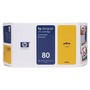 Картридж HP C4873A No 80 Yellow Ink Cartridge,175ml,WW Smart ink cartridge for HP DesignJet 1050C/1055CM
