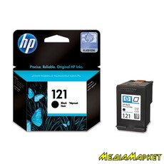 CC640HE  HP CC640HE 121 Black Ink Cartridge, 200 .