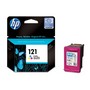  HP CC643HE 121 Tri-color Ink Cartridge, 165 .