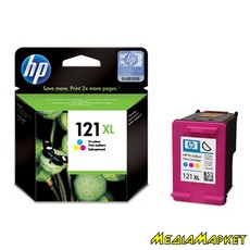 CC644HE  HP CC644HE 121XL Tri-color Ink Cartridge, 440 .