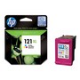  HP CC644HE 121XL Tri-color Ink Cartridge, 440 .