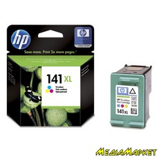 CB338HE  HP CB338HE 141XL Tri-colour Ink. Print Cartridge with Vivera Inks