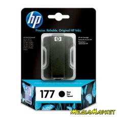 C8721HE  HP C8721HE 177 Black Ink Cartridge with Vivera Ink, 6 ml