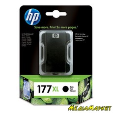 C8719HE  HP C8719HE 177 Large Black Ink Cartridge with Vivera Ink, 17 ml