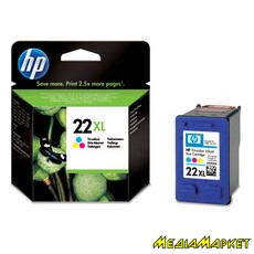 C9352CE  HP C9352CE No.22 XL Tri-colour Inkjet Print Cartridge, 415 .