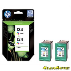 C9505HE  HP C9505HE  HP 134 Tri-Colour Print Crtg, 2 . C9363HE