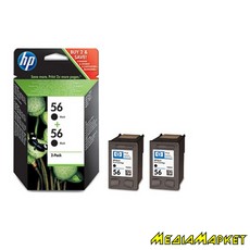 C9502AE  HP C9502AE  HP No.56 Black Ink Cartridge, 2 . C6656AE